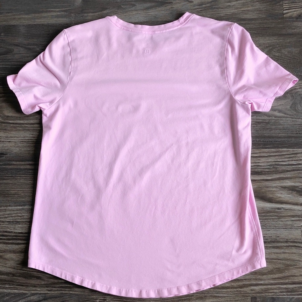 Lululemon Love Curved Hem Crewneck Tee Vitapink 6 Pima Cotton - Picture 6 of 11